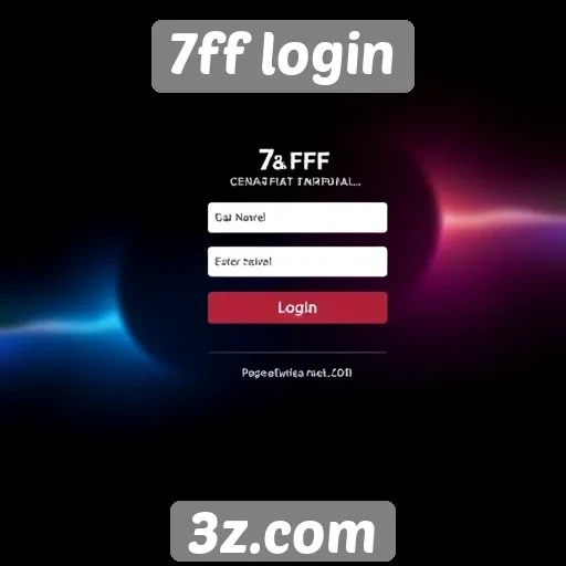 Explorando a interface do site 7ff login