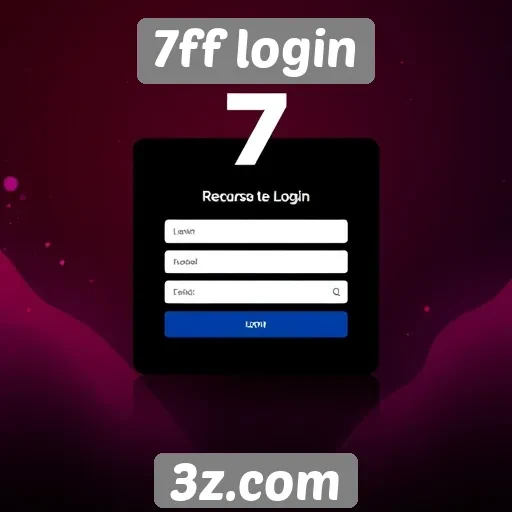 Análise de recursos do site 7ff login