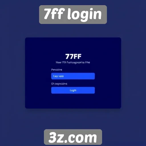 Experiência do usuário no 7ff login